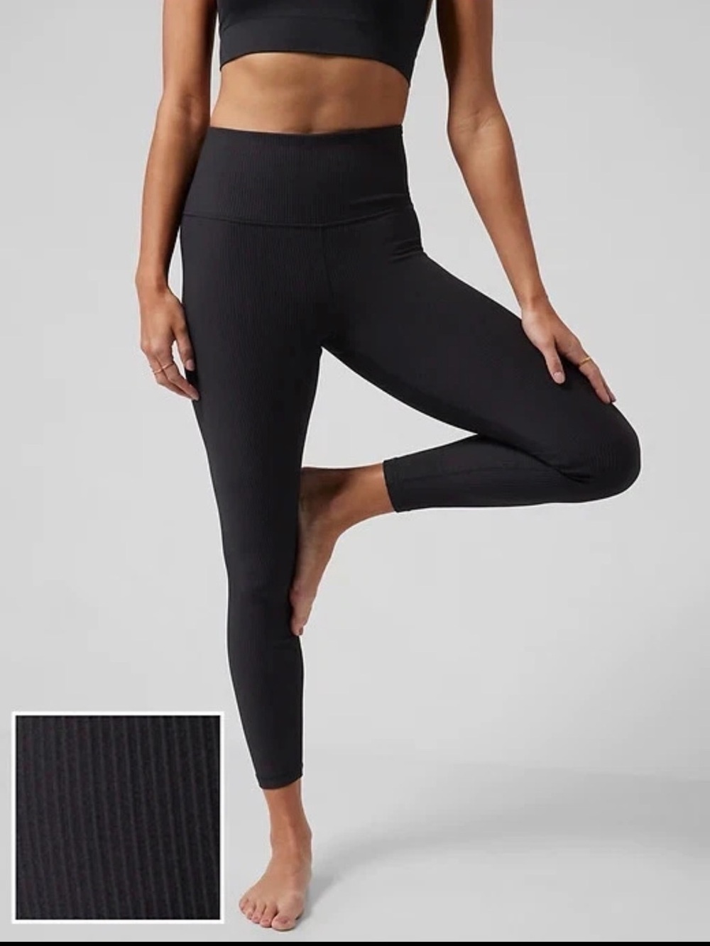 New With Tags Athleta Petite Elation Ribbed Tight Sz MP